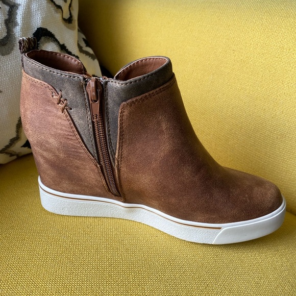 SUGAR brown wedge sneakers - Picture 8 of 9